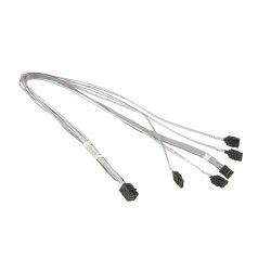 Supermicro MiniSAS HD / 4 SATA 0.7 m White