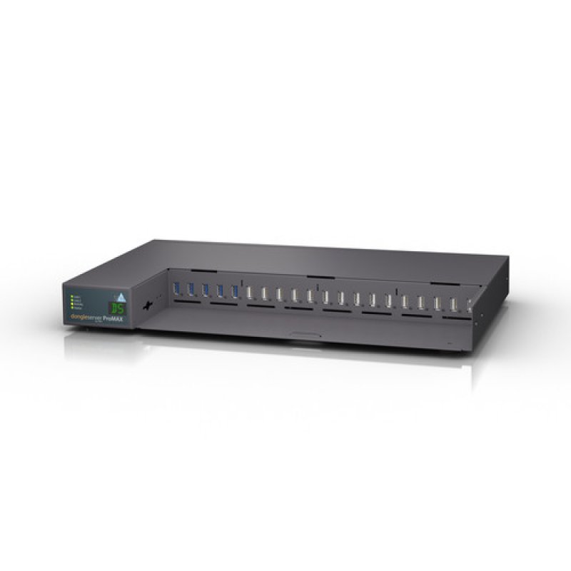SEH dongleserver ProMAX print server Ethernet LAN Black, Blue