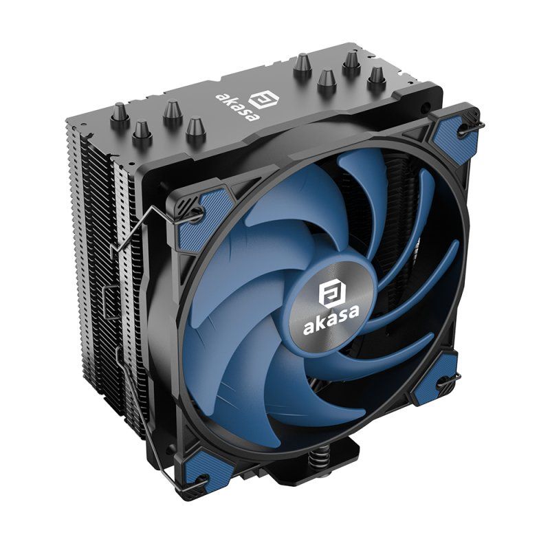 Akasa AK-CC4021HP01V1 système de refroidissement d’ordinateur Processeur Refroidisseur d'air 12 cm Aluminium, Noir,