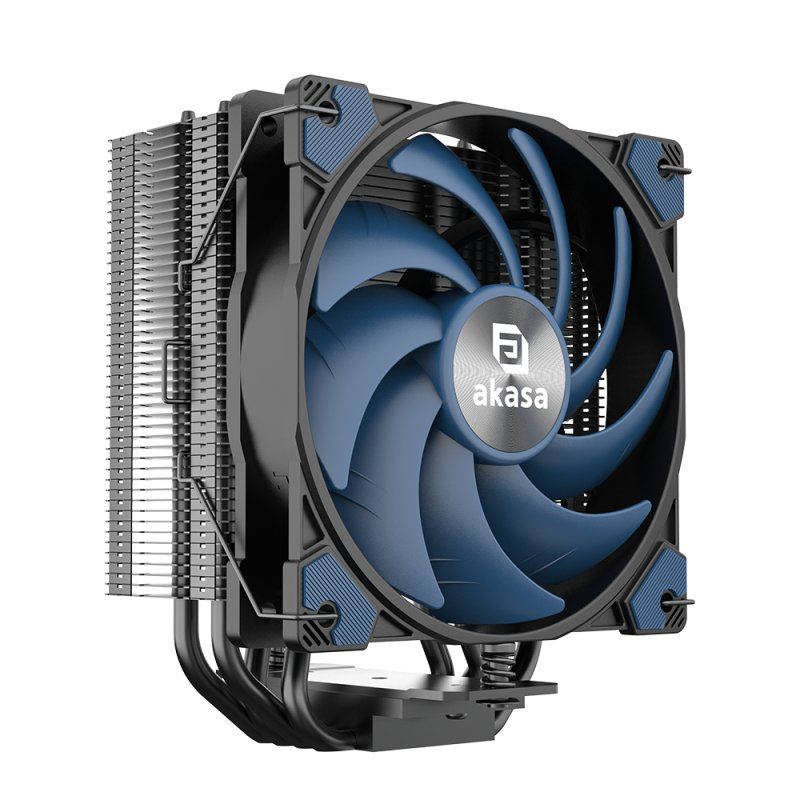 Akasa AK-CC4021HP01V1 système de refroidissement d’ordinateur Processeur Refroidisseur d'air 12 cm Aluminium, Noir,