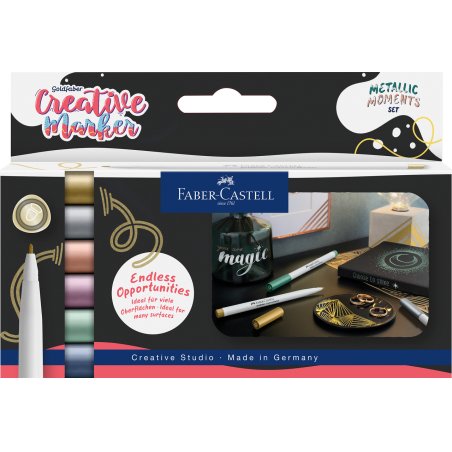 Faber-Castell - Creative Marker Gofa B - Holiday Vibes - 6 pcs (161013)
