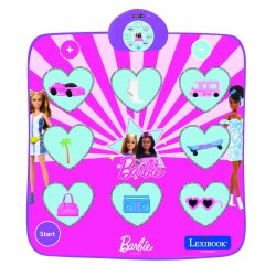 Lexibook - Electronic, bluetooth and luminous dance mat Barbie (DM10BB)