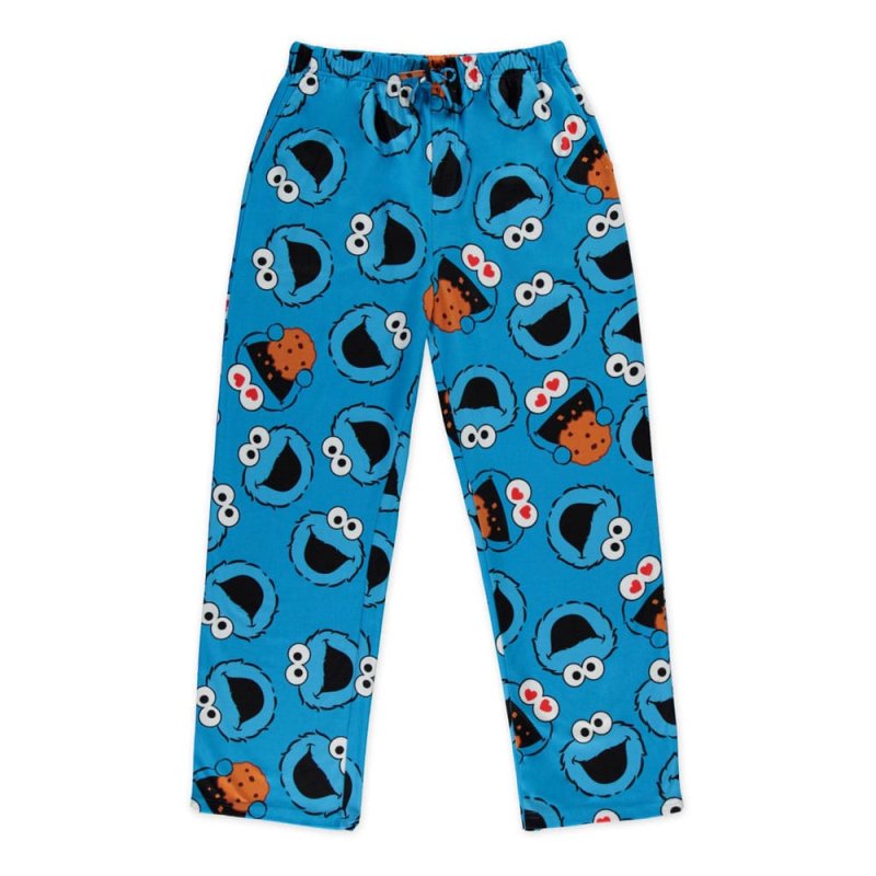Sesame Street Jersey Pants Cookie Monster Size M