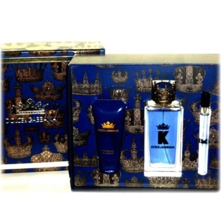 Dolce & Gabbana K King Luxury Set EDT 100ml 10ml EDT 50ml Shower Gel