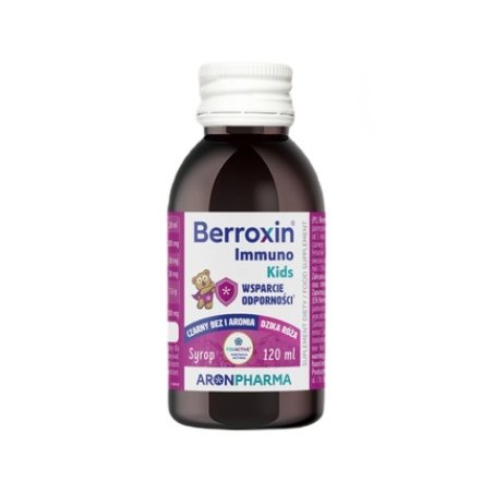 Berroxin Immuno Kids Syrup With Black Elderberry And Aronia For Children Dietary Supplement 120ml
