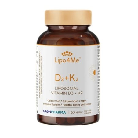 Lipo4me D3k2 Vitamin D And K Dietary Supplement 60 Capsules