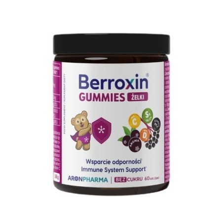Aronpharma Berroxin Gummies Dietary Supplement 60 Jelly Beans