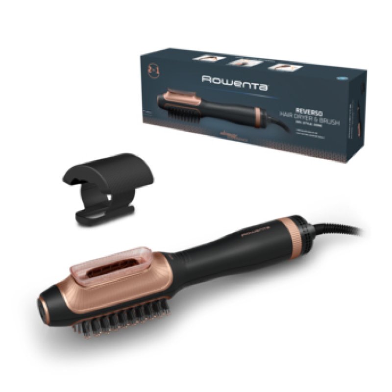 Rowenta CF9840F0 hair styling tool Hot air brush Warm Black Copper