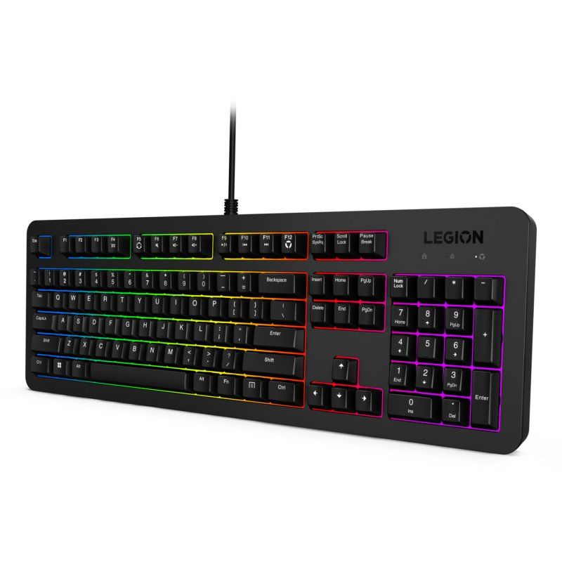 STOCKINK-Lenovo K310 clavier Gaming USB Anglais américain Noir