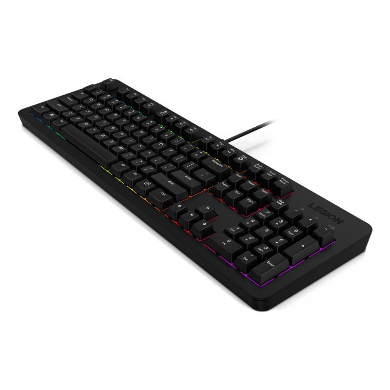 STOCKINK-Lenovo K310 clavier Gaming USB Anglais américain Noir