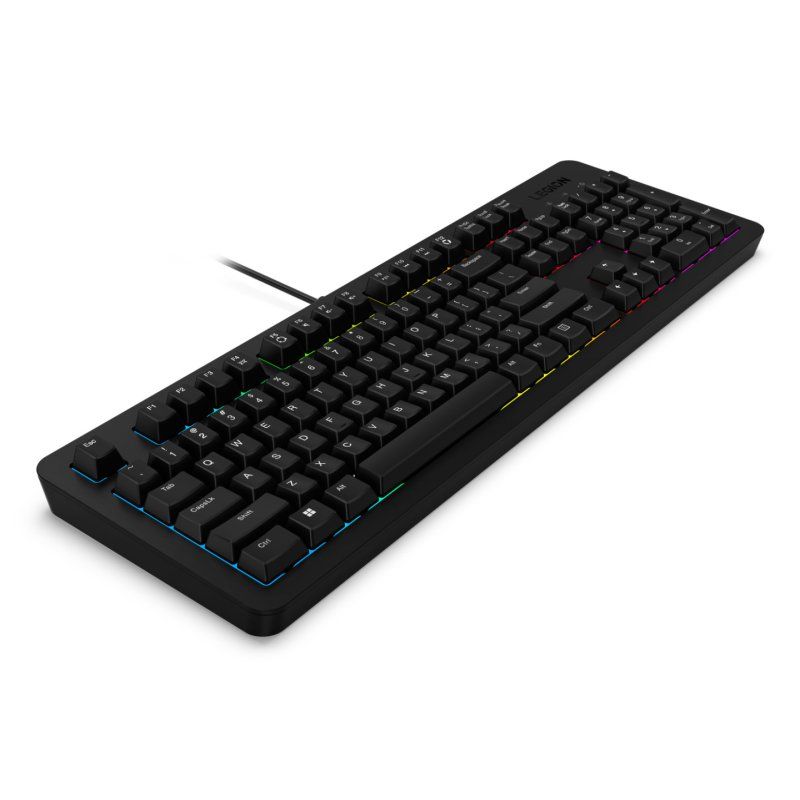 STOCKINK-Lenovo K310 clavier Gaming USB Anglais américain Noir