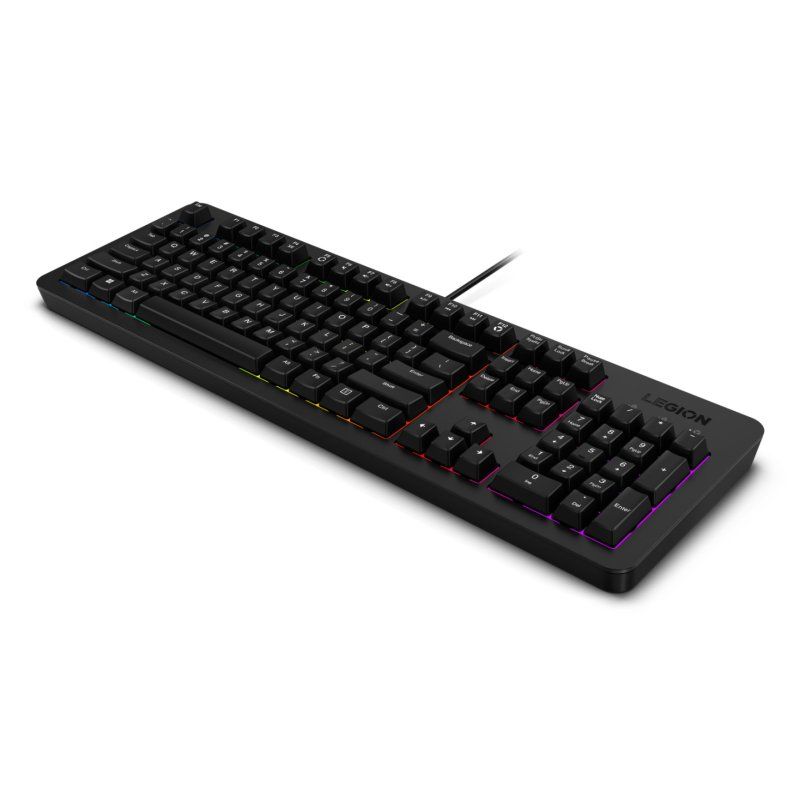 STOCKINK-Lenovo K310 clavier Gaming USB Anglais américain Noir