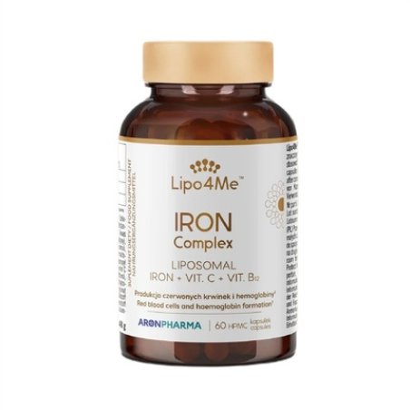 Lipo4me Iron Complex Iron In Capsules Dietary Supplement 60 Capsules