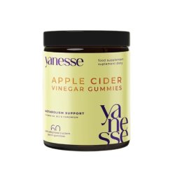 Yanesse Vinegar Gummies Apple Cider Vinegar And Vitamins Dietary Supplement 60 Gummies