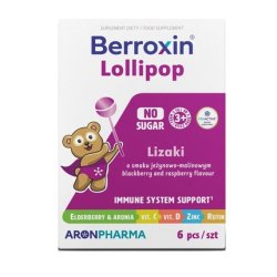 Aronpharma Berroxin Lollipop Box Dietary Supplement In The Form Of Lollipops 6 Pieces