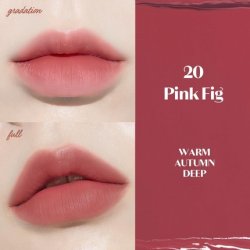 Etude 20 Pink Fig Liquid Lipstick Highly Pigmented and Durable