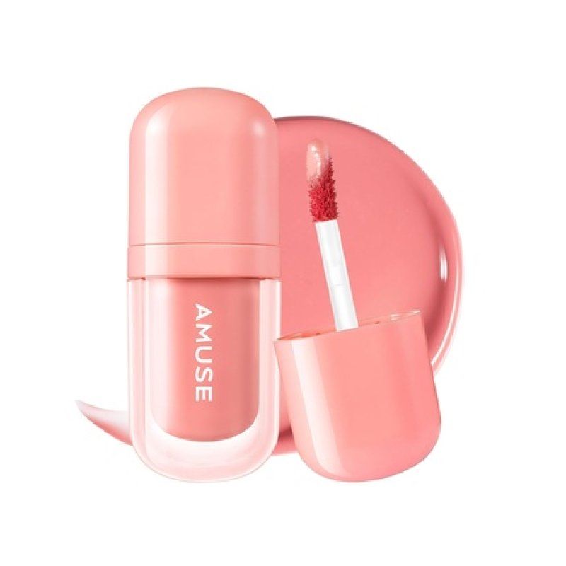 Amuse Seoul Bebe Tint 06 Pink Fig 24-Hour Long-Lasting Lip Stain Plumping