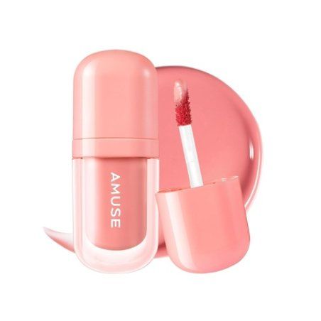 Amuse Seoul Bebe Tint 06 Pink Fig 24-Hour Long-Lasting Lip Stain Plumping
