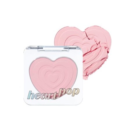 Etude Heart Pop Duo Blush Strawberry Pink Cheek Colors Soft Glow & Glossy