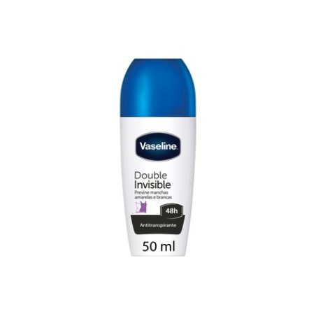 Vaseline Deo Rollon Double Invisible 48h Unisex 50 Milliliters