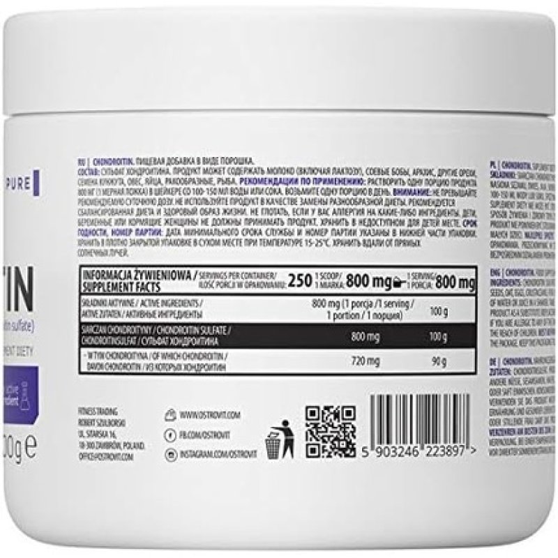 Ostrovit Chondroitin Powder 800mg 200g