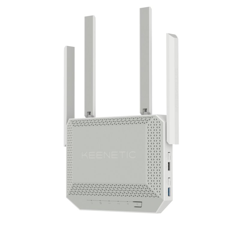 Keenetic Tita﻿n Routeur Multi-Gigabit Wi-Fi 7 maillé BE7200 avec commutateur intelligent 1×10G, 1×2,5G et 4×1G,