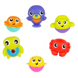 PLaygro - 6 Bathfriends In a Net (10189097)
