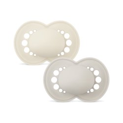 MAM - Original Natural Rubber Pacifiers - Neutral - 6-16m