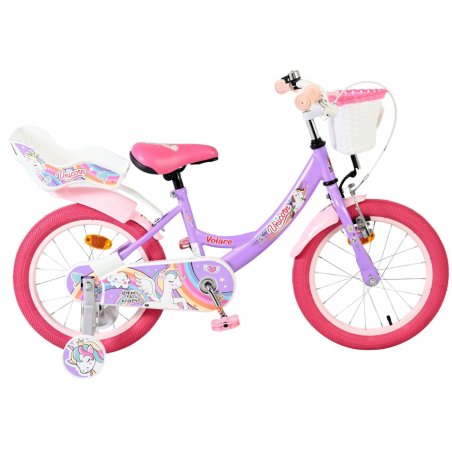 Volare - Children's Bicycle 16 - Unicorn Purple (61685)
