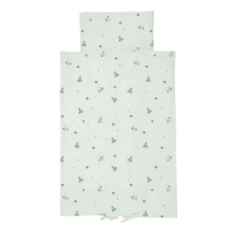 Vanilla Copenhagen - Bedding Junior - Space - 100 x 140 cm / 40 x 45 cm - Fern