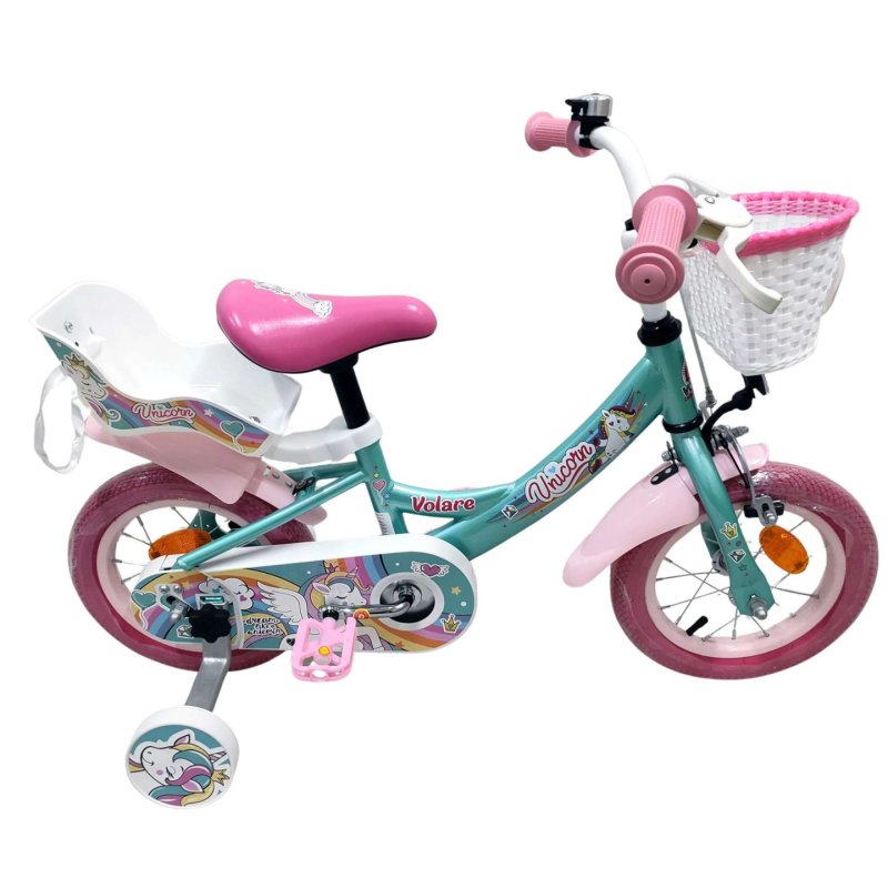 Volare - Children's Bicycle 12 - Unicorn Green (61276)