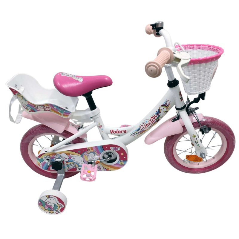 Volare - Children's Bicycle 12 - Unicorn White (61273)