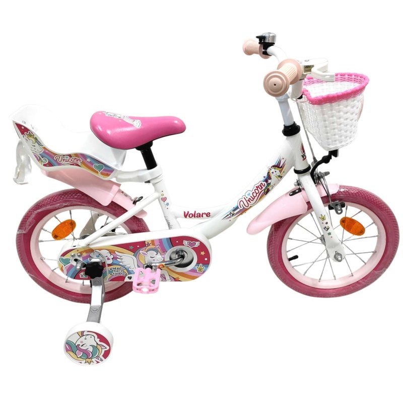 Volare - Children's Bicycle 14 - Unicorn White (61473)