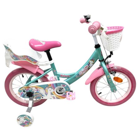 Volare - Children's Bicycle 14 - Unicorn Green (61476)