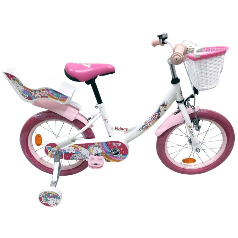 Volare - Children's Bicycle 16 - Unicorn White (61678)