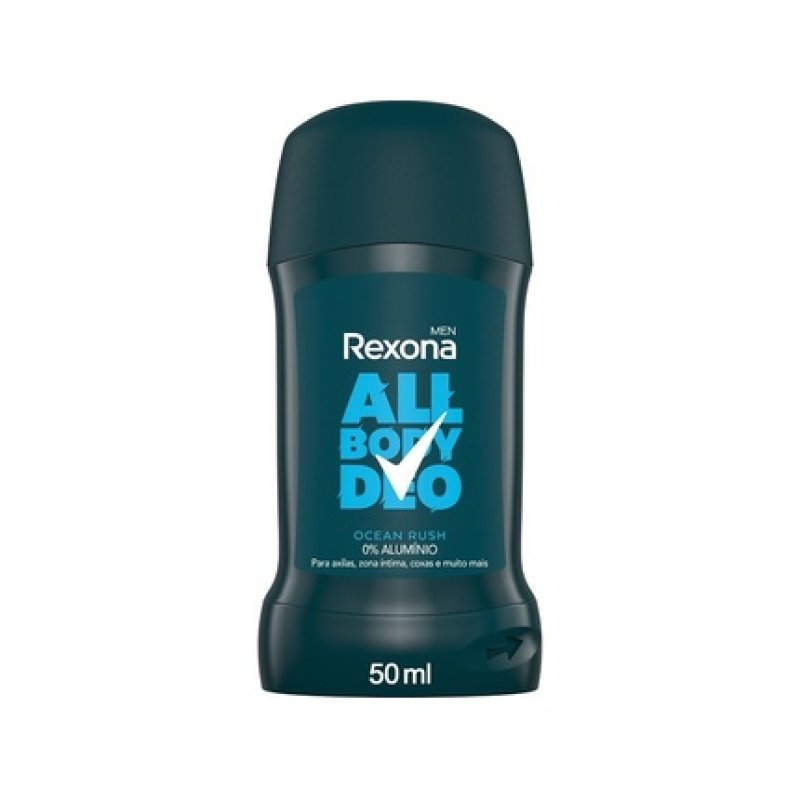 Rexona Deo Stick All Body 0 Aluminium Antiperspirant For Men Ocean Rush 50 Ml