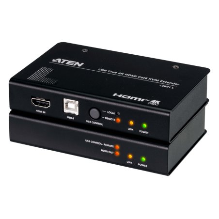 ATEN USB True 4K HDMI Cat 6 KVM Extender (4K @ 70 m / FHD @ 100 m)