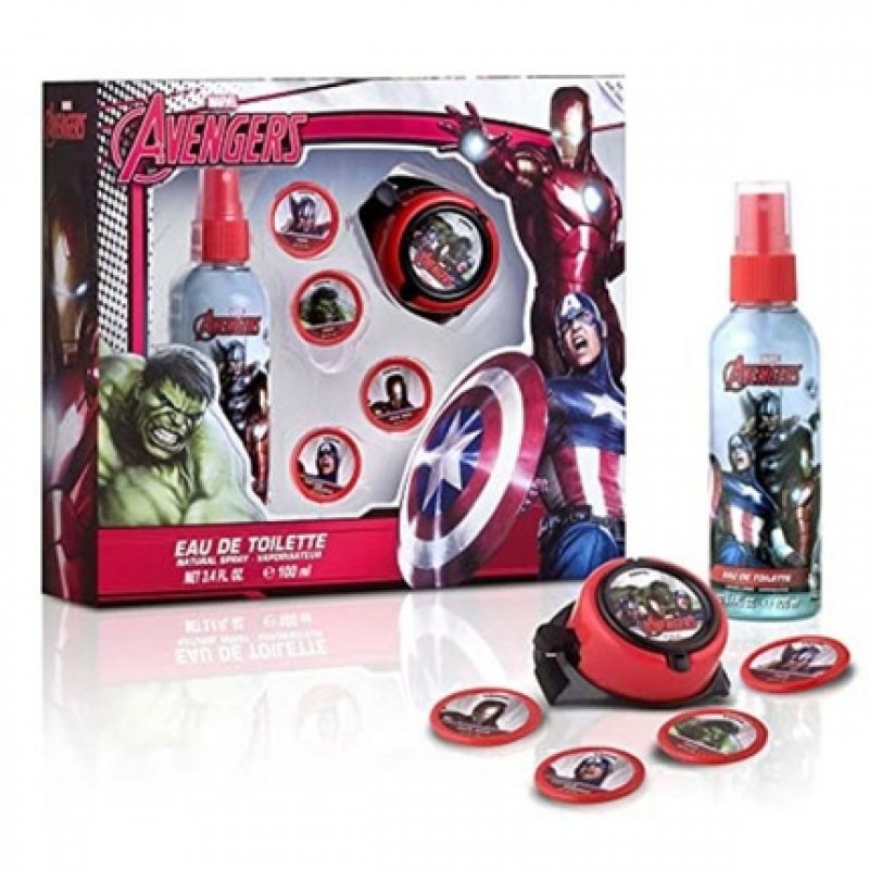 The Avengers Eau De Toilette Children Set 100 Milliliters Disc Launcher