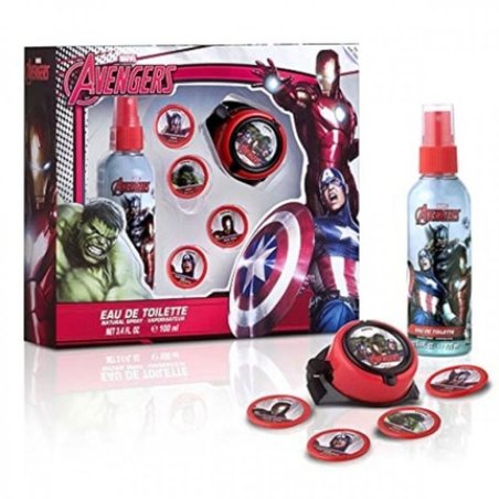 The Avengers Eau De Toilette Children Set 100 Milliliters Disc Launcher