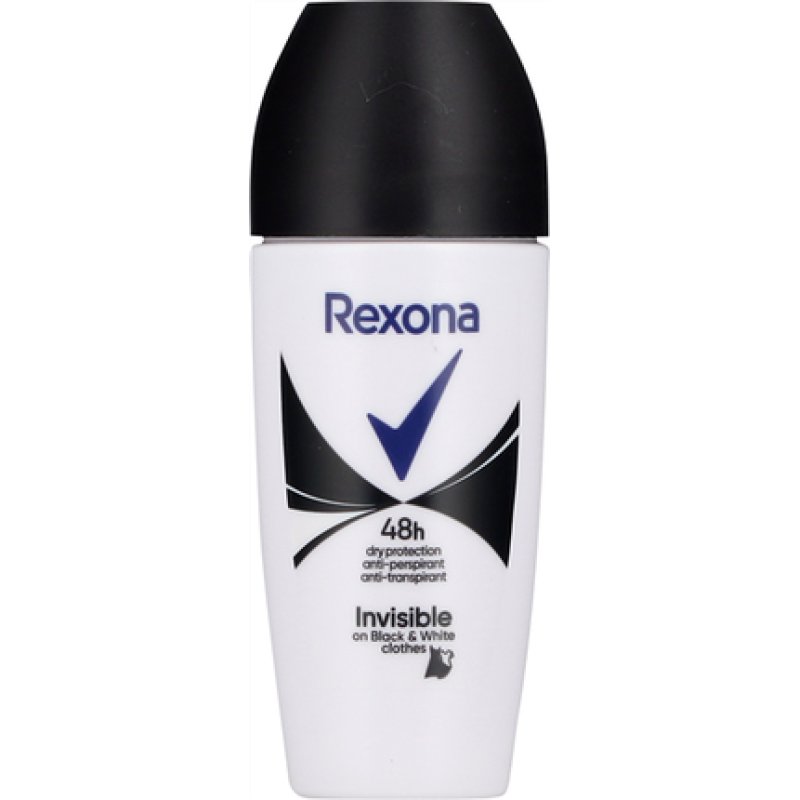 Rexona Deo Rollon Invisible Black & White 48h For Women 50 Milliliters