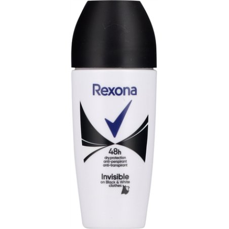 Rexona Deo Rollon Invisible Black & White 48h For Women 50 Milliliters