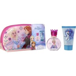 Disney Frozen Children's Eau De Toilette Set 50 Ml With Toiletry Bag And Shower Gel 100 Ml