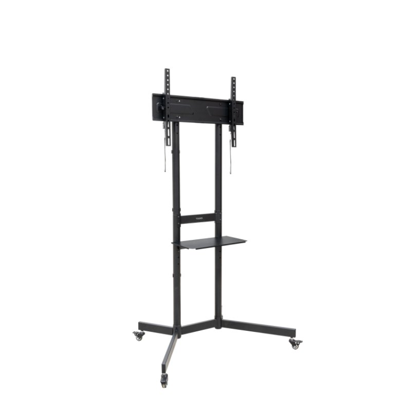 SOPORTE SUELO TOOQ RUEDAS "KEFREN" 37-70" NEGRO