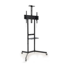 SOPORTE SUELO TOOQ RUEDAS "NEFERTITI" 37-70" NEGRO