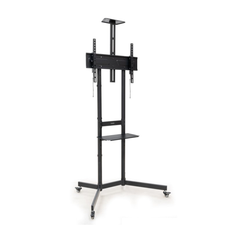 SOPORTE SUELO TOOQ RUEDAS "NEFERTITI" 37-70" NEGRO