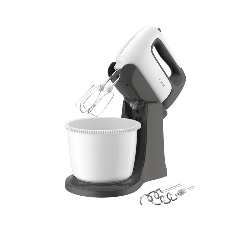 Tefal Prep'Mix HT4641 Stand mixer 500 W Grey White