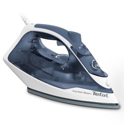 Tefal Express Steam FV2837 Dry & Steam iron Cerilium soleplate 2400 W Blue Grey White