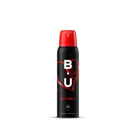 Bu Deo Spray Heartbeat 48h Woman 150 Milliliters