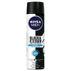 NIVEA BLACK & WHITE INVISIBLE ACTIVE Men Spray deodorant 150 ml 1 pc(s)