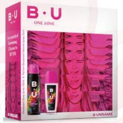 Bu Edt One Love Women's Set 50 Milliliters Deodorant Spray 150 Milliliters